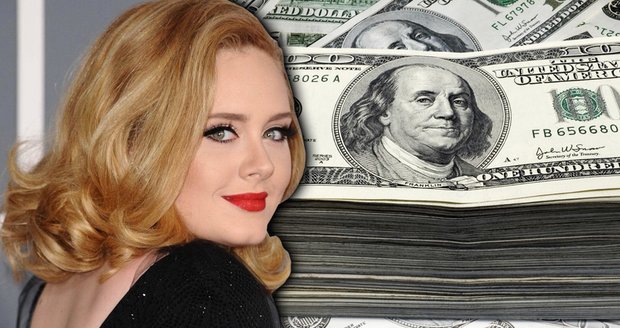 Zpěvačka Adele se stala nejbohatší mladou muzikantkou