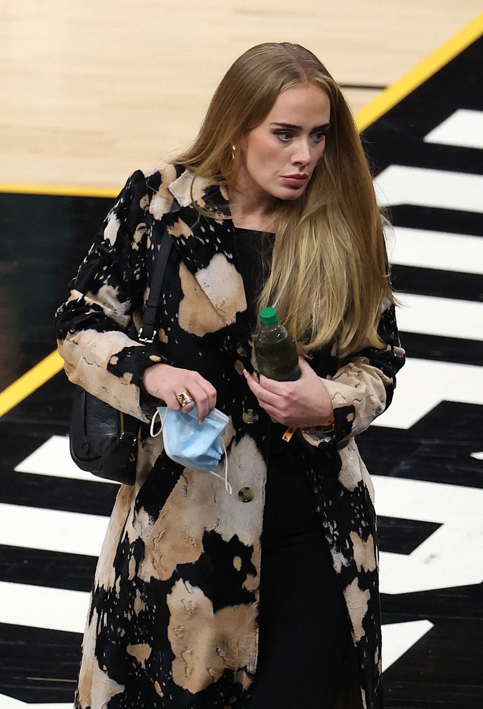 Adele na zápase NBA