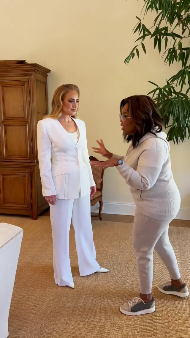 Zpěvačka Adele v pořadu Adele One Night Only s Oprah Winfrey