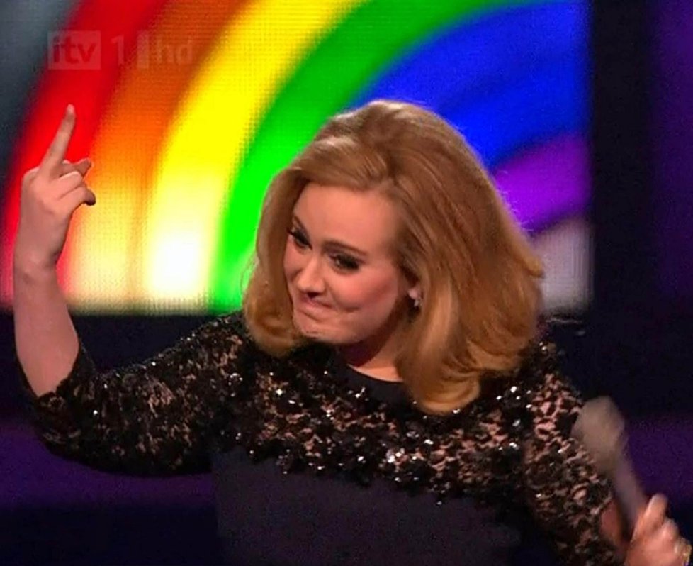 Adele se umí pěkně rozčílit