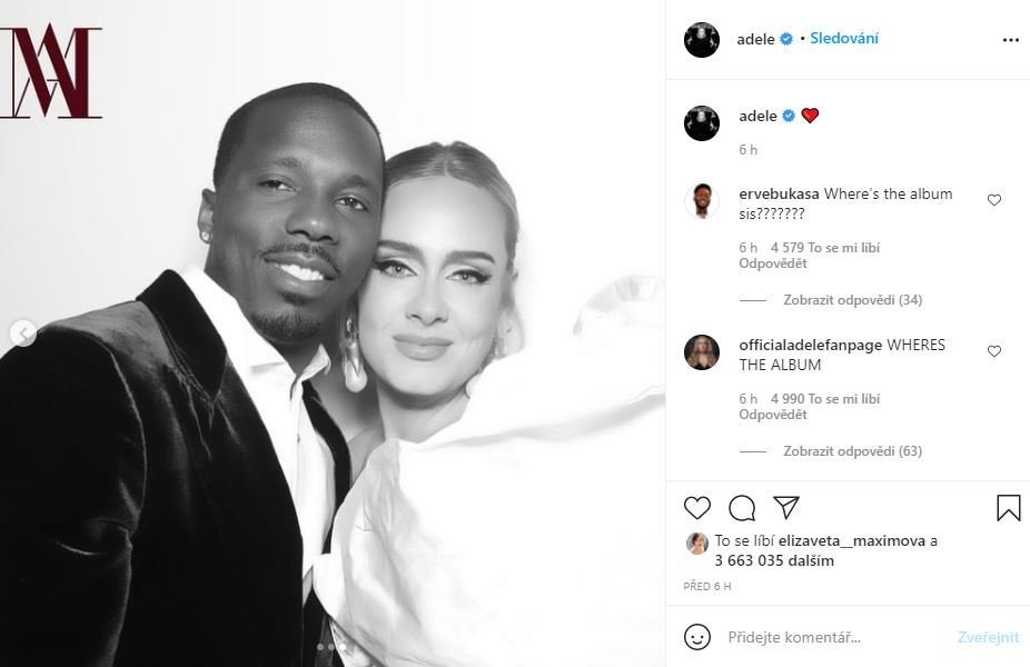 Adele a její nový partner Rich Paul