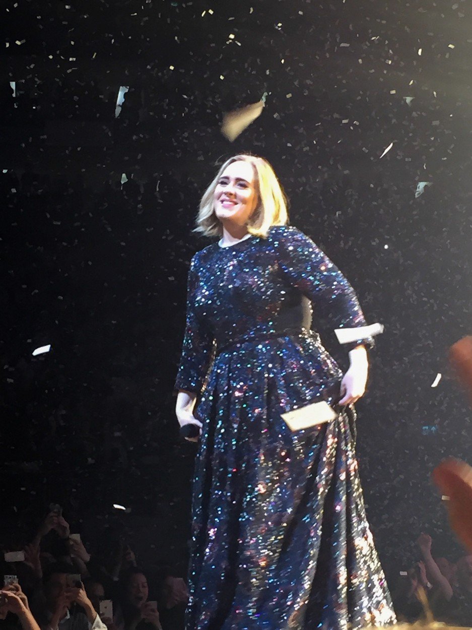 Adele vystoupila v londýnské O2 areně.