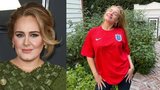 Superštíhlá Adele fandila jako o život: Drobné křivky předvedla v dresu poražené Anglie!