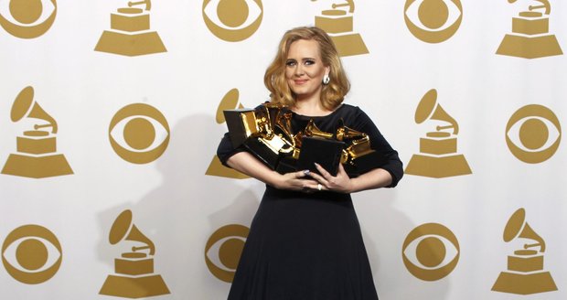Adela posbírala nejvíce cen Grammy