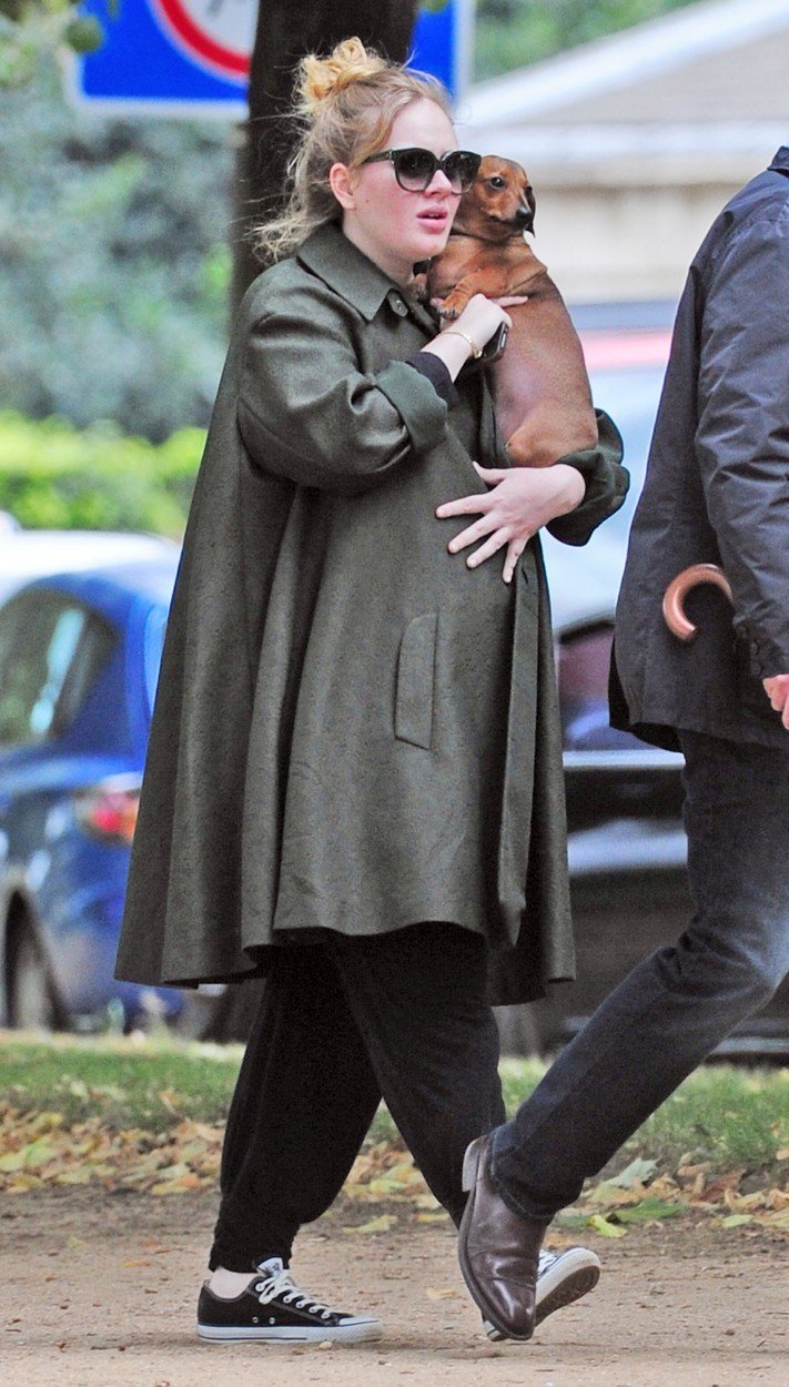 Těhotná Adele. Syn Angelo přišel na svět 19. října 2012