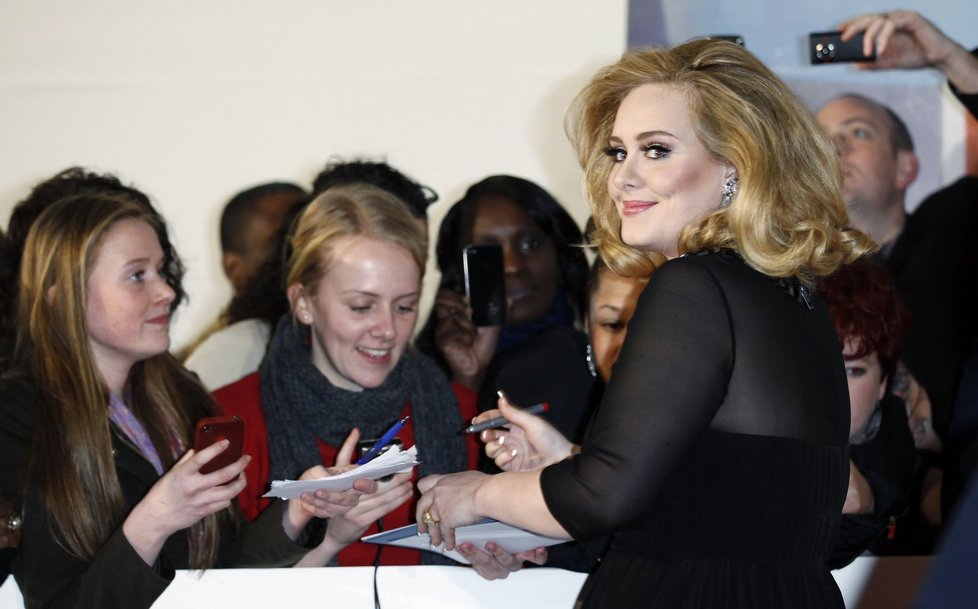 Adele s fanoušky