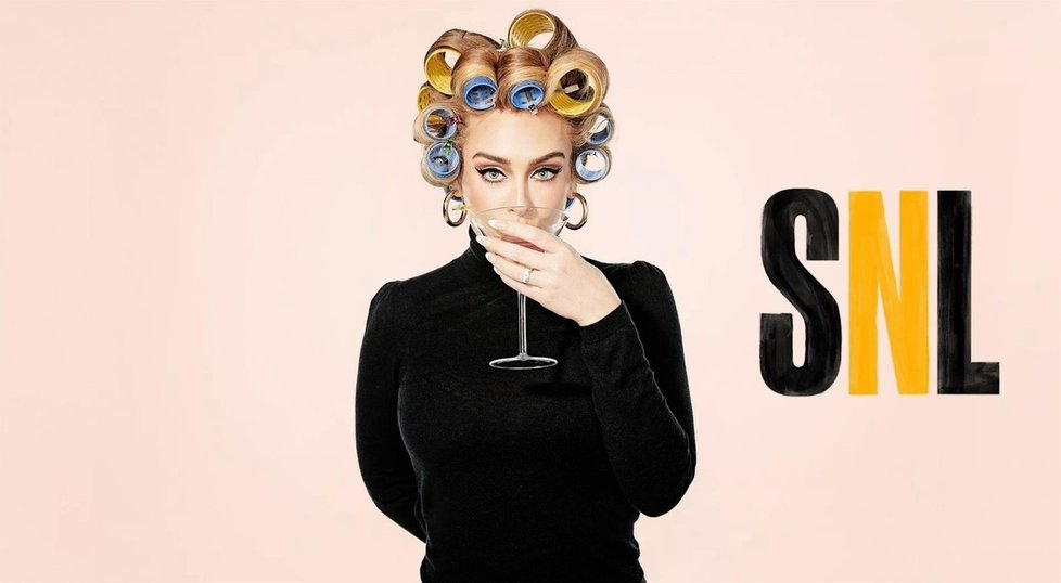 Zpěvačka Adele v show Saturday Night Live