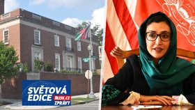 Ádila Rázová nechce afghánskou ambasádu ve Washingtonu přenechat Tálibánu.