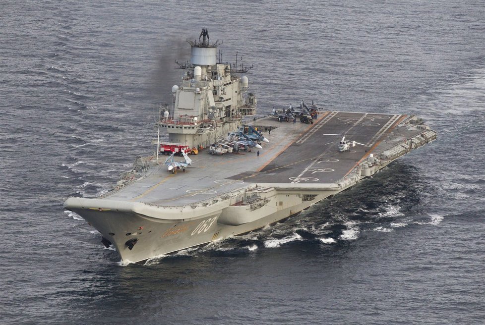 Ruská letadlová loď Admiral Kuznetsov