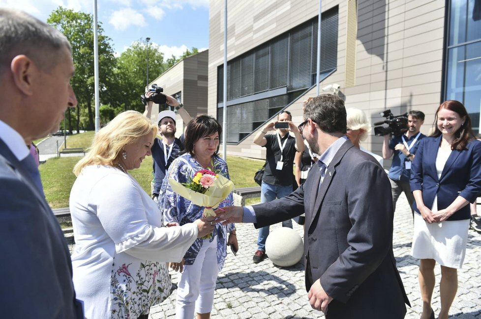 Premiér Andrej Babiš (ANO) s vládou v demisi na návštěvě Ústeckého kraje (14. 5. 2018)