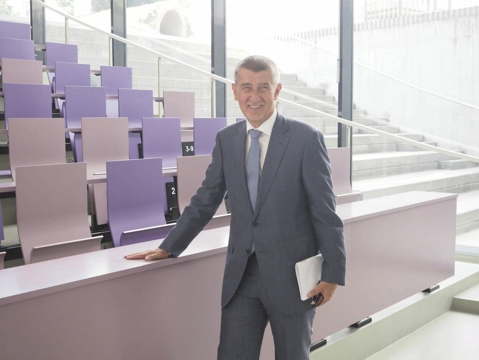 Premiér Andrej Babiš (ANO) s vládou v demisi na návštěvě Ústeckého kraje (14.5 2018)