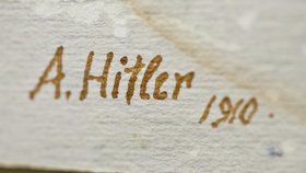 Hitlerovy akvarely se prodaly za více než 10 milionů korun.