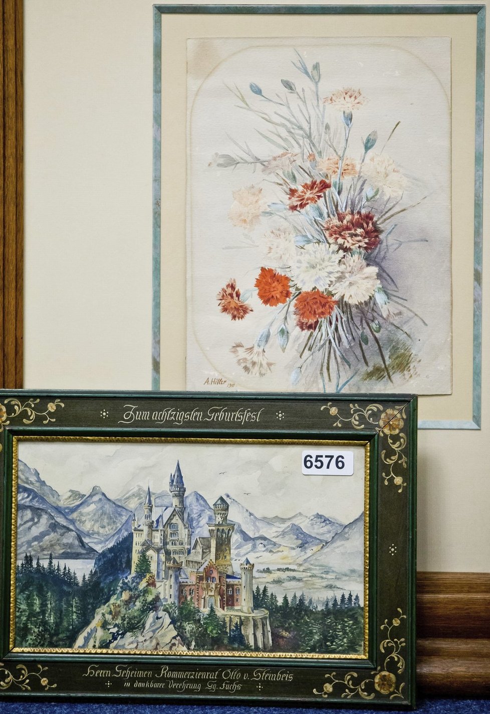 Hitlerovy akvarely se prodaly za více než 10 milionů korun.