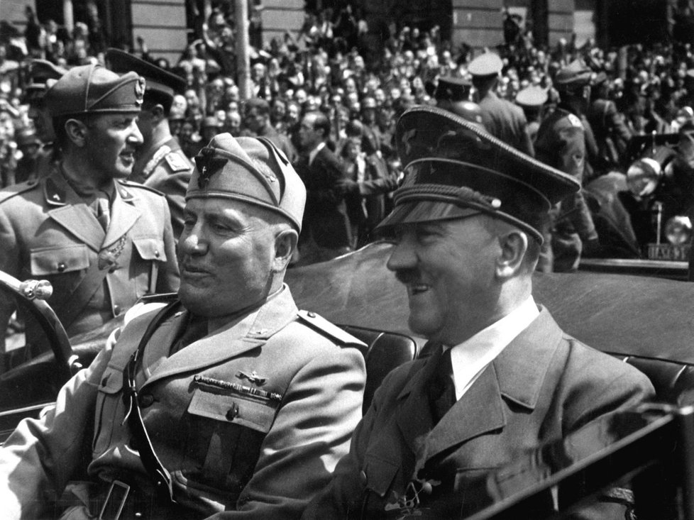 Adolf Hitler a Benito Mussolini