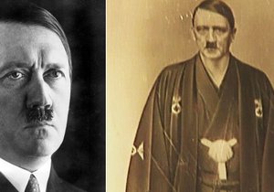 Na internetu se objevilo foto Adolfa Hitlera v kimonu. Údajně pochází z roku 1936.
