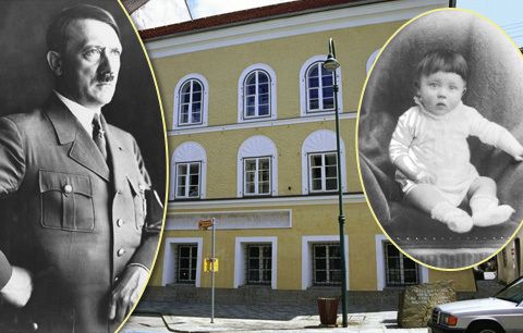 Adolf Hitler se narodil v tomto domě v rakouském Braunau.