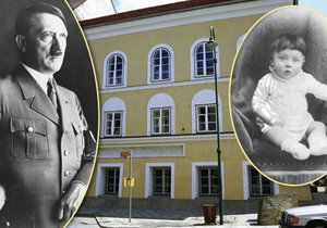 Adolf Hitler se narodil v tomto domě v rakouském Braunau.