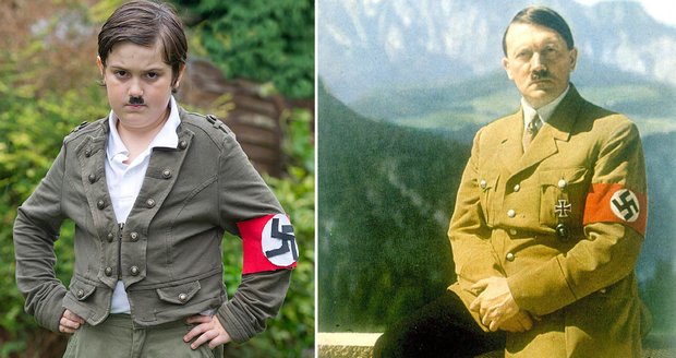 Williamův převlek za Adolfa Hitlera vzbudil pohoršení.