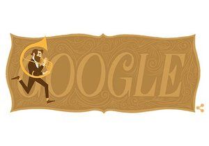 Google věnoval Adolphu Saxovi Doodle logo.