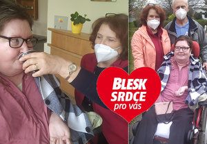 Renata (50) žije v domově pro osoby se zdravotním postižením. Trpí roztroušenou sklerózou.