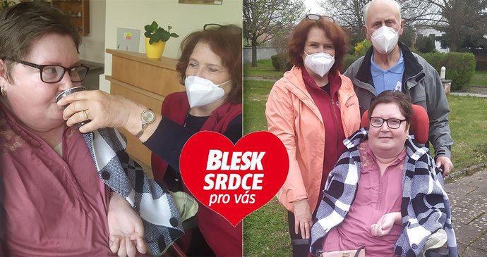 Renata (50) žije v domově pro osoby se zdravotním postižením. Trpí roztroušenou sklerózou.