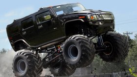 Tento Big Hummer s monster koly je jediný exemplář v Česku