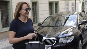Adriana Krnáčová před klubem ANO ve Sněmovně: Výbor ANO řešil vládní vyjednávání