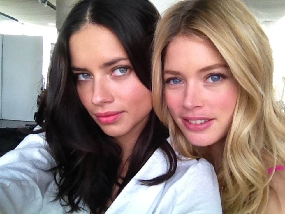 Adriana Lima a Doutzen Kroes v civilu