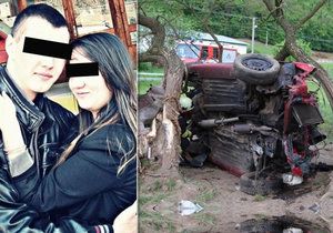 Adriana a Roman zemřeli při autonehodě.