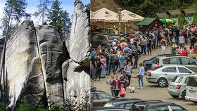 Adršpašské skály se prohýbají pod náporem turistů.