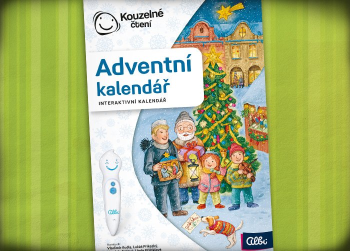 Adventní kalendář z edice Kouzelné čtení Albi je určen pro děti od čtyř let, ale zvládnou ho i mladší