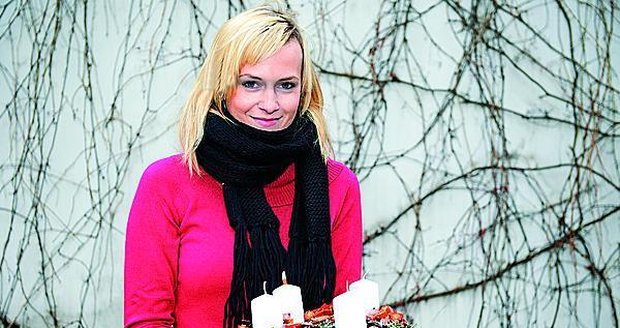 Petra Jeništová z Prahy si už také pořídila svůj adventní věnec