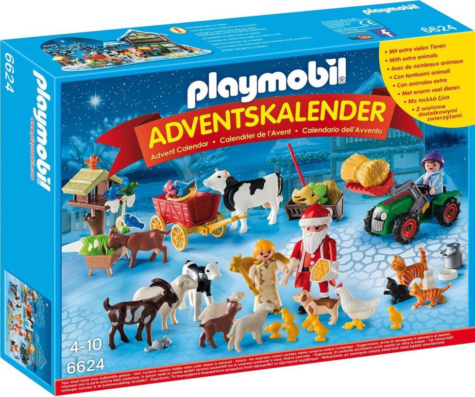 Adventní kalendář Vánoce na farmě od firmy Playmobil, za 495 korun na www.panacci.cz