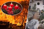 Svíčky z adventních věnců vedou v příčinách vánočních požárů! Neděláte něco špatně i vy?
