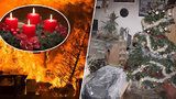 Svíčky z adventních věnců vedou v příčinách vánočních požárů! Neděláte něco špatně i vy?