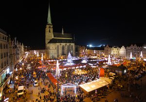Adventní trhy v Plzni.