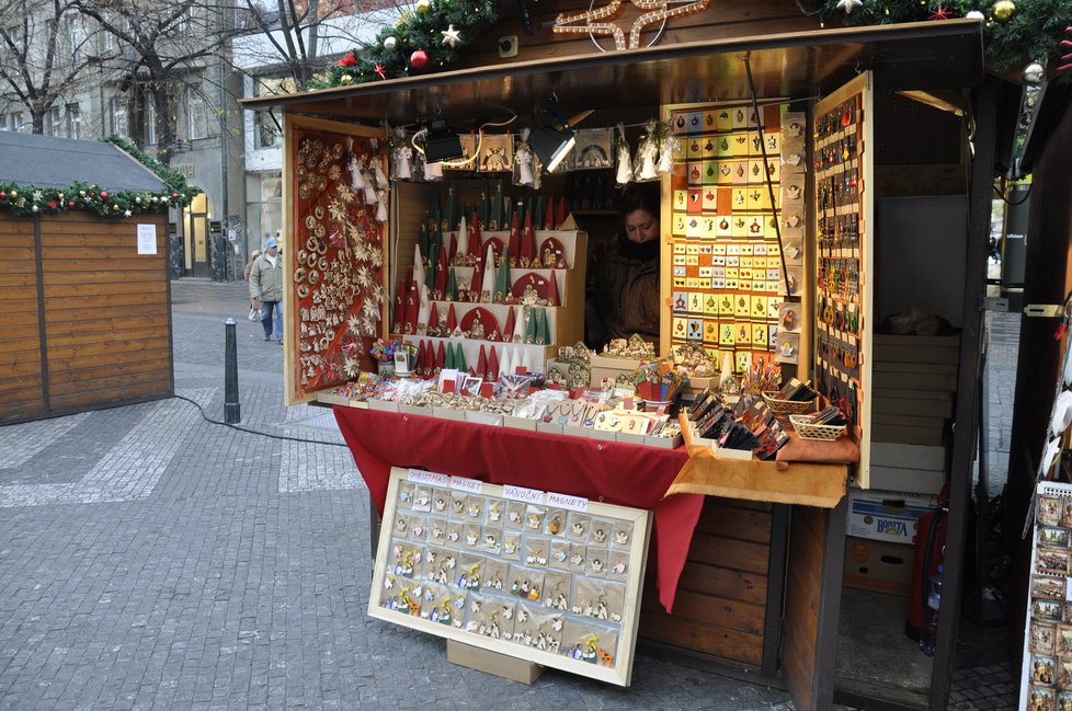 Adventní trhy na Václavském náměstí