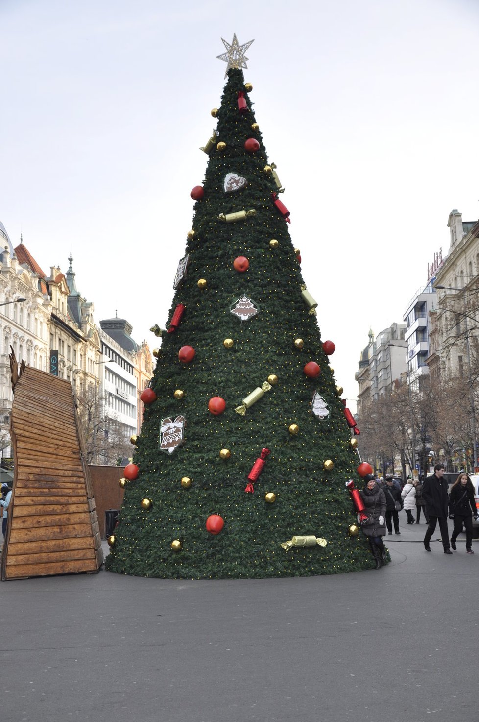 Adventní trhy na Václavském náměstí