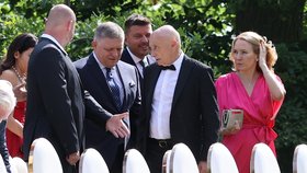 Svatba advokáta Pary: Robert Fico a podnikatel Miroslav Bödör