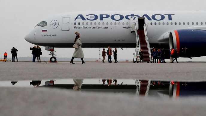 Aeroflot se pochlubil prvním letounem Airbus A350 v roce 2020. Celkem objednal 22 letadel tohoto typu, na dodání posledních dvou ale už kvůli válce nedošlo