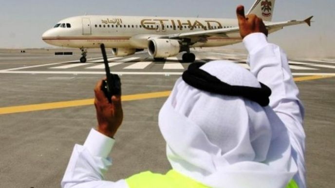 Aerolinie Spojených arabských emirátů Etihad, ilustrační foto