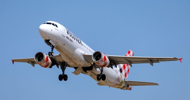 Letadlo společnosti Volotea.