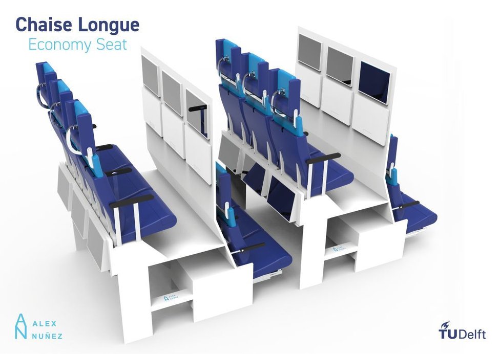 Chaise Lounge Economy Seat