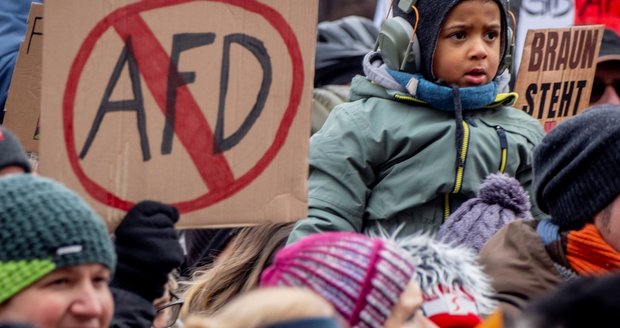 Desetitisíce Němců protestovaly proti straně AfD. Vadí jim tajný plán na odsun uprchlíků