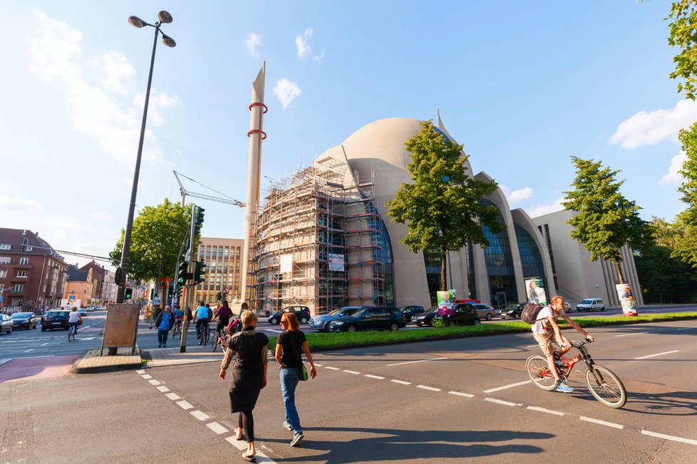 Mešity jsou dnes již běžnou součástí německých měst.