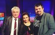 Josef Rychtář, Dana Morávková a Pavel Novotný na TV Barrandov