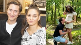 Sára Affašová a Martin Donutil se stanou rodiči.