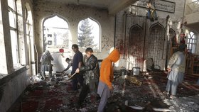 Bombový útok v Kábulu.