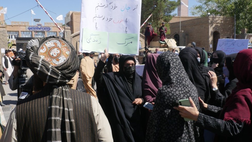 Afghánské ženy bojují za svá práva.