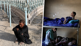 Tálibán zavírá drogově závislé do "léčebny". Panují v ní otřesné podmínky.